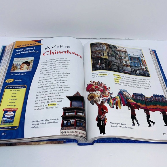 HOUGHTON MIFFLIN READING: STUDENT EDITION GRADE 4 - Hardcover Homeschool Read - Picture 5 of 8